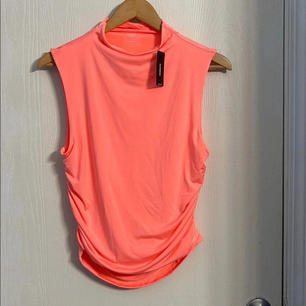 Express Coral Sleeveless Tank - Picture 1 of 7